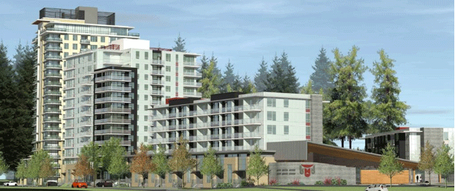 Project rendering of Lelem Village