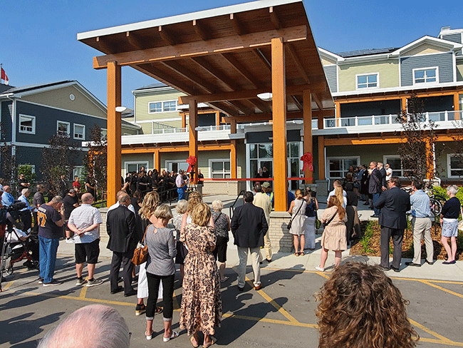 Yesterday, Grace Village celebrated its ribbon cutting and dedication ceremony.