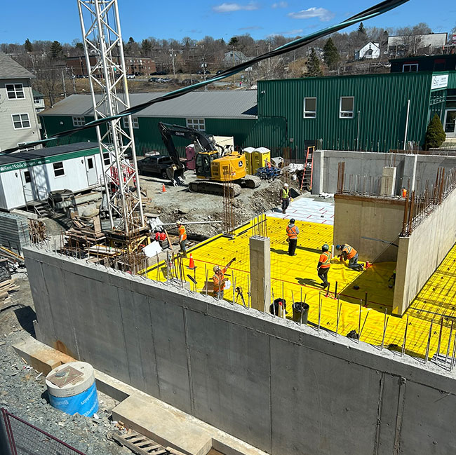 Progress on the New Affirmative Ventures Project, 139 Main Street, Dartmouth, Nova Scotia,