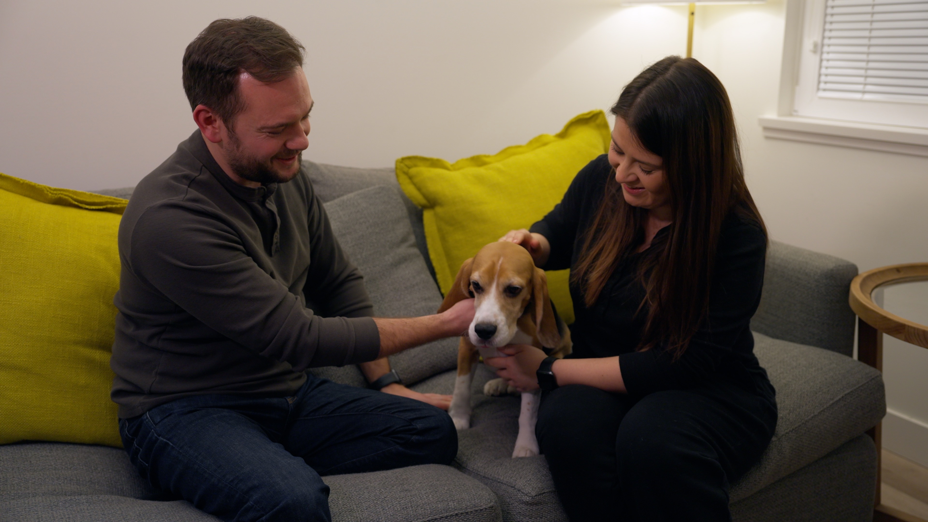 Roman rescued his wife, Veronika and her dog, Manchester from the conflict in Ukraine. They are starting a new chapter at Whistler Housing Authority’s Granite Ridge development.