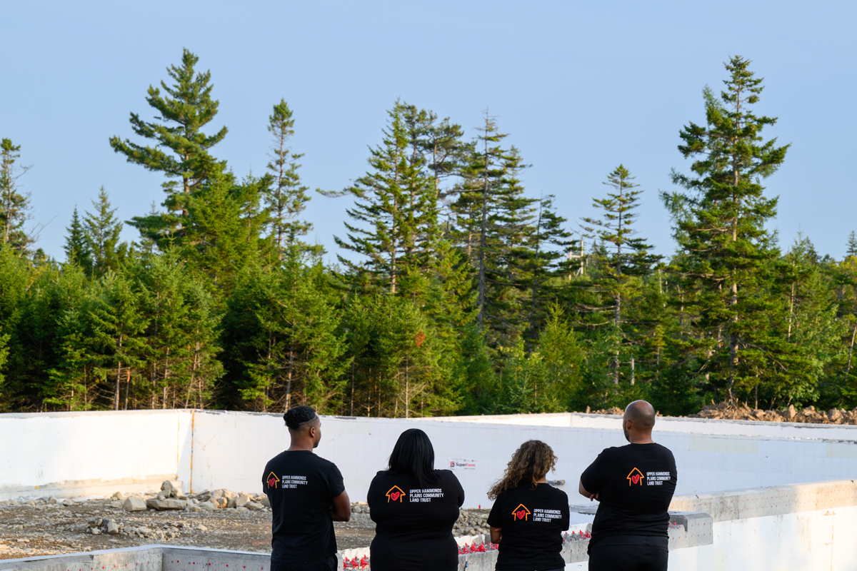 Construction is underway on the Upper Hammonds Plains Community Land Trust’s first co-operative development. Founder and president Curtis Whiley says, “It’s the first step toward our vision of providing a range of housing types and programs through a non-profit model.”